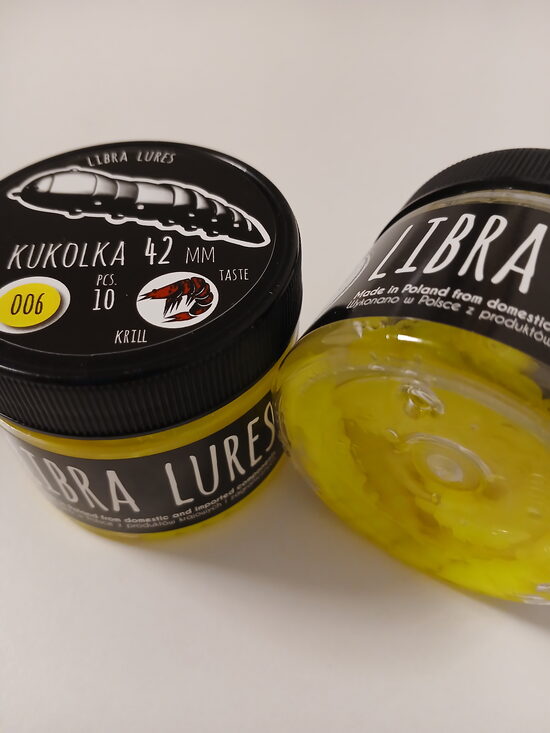 Kukolka 42mm, 006 Hot Yellow, 1,2gr, Krill, 10psc/pack